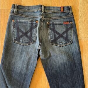 7 For All Mankind Bootcut Jeans Y2K Dark Wash Size 28